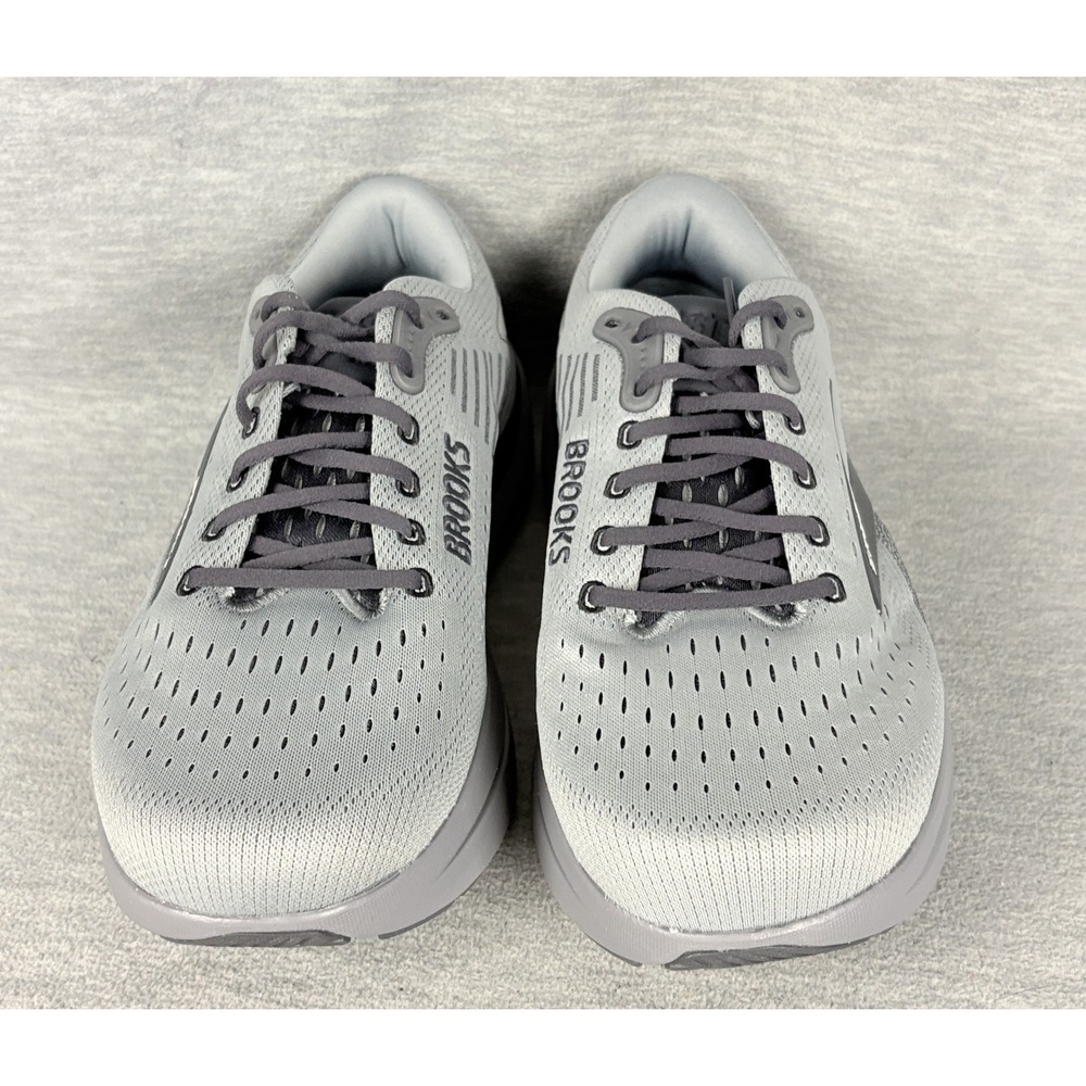 Brooks Ghost Max 3 Running Sneakers Mens 11.5 XW 4E Grey Black Comfort Light - Picture 3 of 10